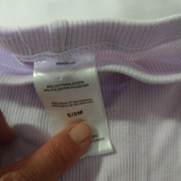 size 6/9M baby girls rib bow leggings - Picture 7 of 15